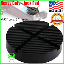 Floor Jack Pads Rubber Adapter Slotted Pad Car Truck Cross Frame Rail Universal