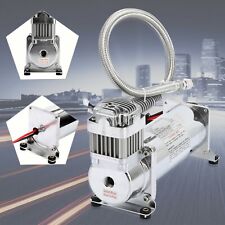 200 Psi Air Compressor 12v Permanent Magnetic Motor Hose Kit For Train Horns Us