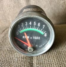 Vintage 1960s Tachometer 8000 Rpm - 12 Volt - 8 Cylinder - 400004g Made In Usa
