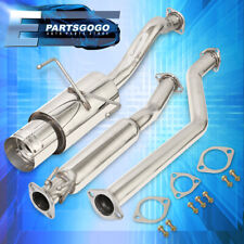 For 02-06 Acura Rsx Type S 2.5 Steel Cat Back Exhaust System 4.5 Muffler Tip