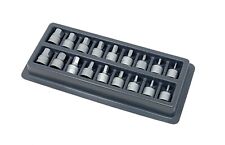 Blue-point Tools 18pc 14 Dr Stubby Tamper Proof Hex Dirve Set Metric Inch