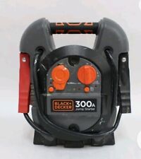 Black Decker 300 A Portable Car Jump Starter W 12-volt Dc Outlet Usb Power