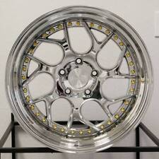 4-new 18 Aodhan Ds01 Ds1 Wheels 18x9.5 5x100 35 Vacuum Platinum Rims 73.1