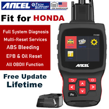 Ancel Fx1000 Fit For Honda Obd2 Scanner Bi-directional Diagnostic Tool Abs Srs