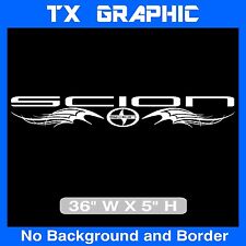 Scion Windshield Decal Vehicle Graphic Vinyl Sticker Back Window Sz 5 X 40