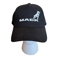 Mack Truck Semi Adjustable Hat Black Printed Bull Dog Logo Officially Licensed
