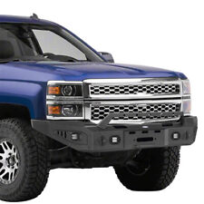 Full Width Offroad Front Steel Bumper For 2014 2015 Chevy Silverado 1500 Pickup