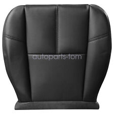 Fits 2007-2013 Gmc Sierra 1500 2500 3500 Driver Bottom Leather Seat Cover Black
