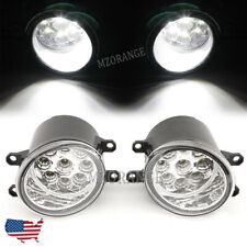 Pair Fog Lights Driving Lamp Led Right Left Side Car Accessories Replacement