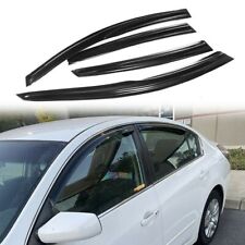 For 2007-12 Nissan Altima Sedan Window Vent Visors Wind Deflectors Rain Guards