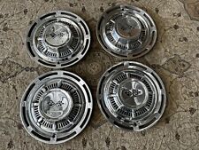 Vintage 1959 Chevy Chevrolet Impala Delray Hubcaps Set Of 4 Nice Driver Set