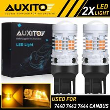 Auxito 7443 7440 7444 Anti Hyper Flash Amber Led Turn Signal Light Error Free Ea
