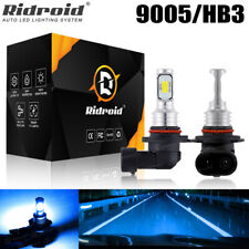 9005 Led Headlight Super Bright Bulbs Kit Blue 8000k 8000lm Highlow Beam Lamp