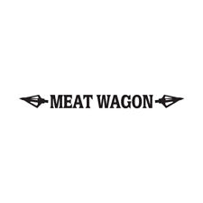Meat Wagon Hunting - Vinyl Decal Sticker - Multiple Colors Sizes - Ebn2310