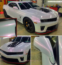 Whole Car Wrap Glossy White To Red Pearl Chameleon Vinyl Sticker 50ft X 5ft Us