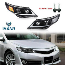 Drl Projector Front Lamp Headlights W Led For 2012-2014 Toyota Camry