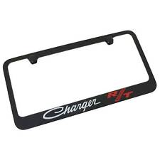 Dodge Charger Rt Classic License Plate Frame Black
