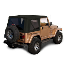 Jeep Wrangler Tj Soft Top Replacement 1997-02 Tinted Windows Black Sailcloth