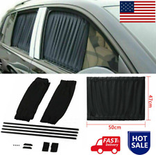 Foldable Car Auto Sun Shade Side Window Curtain Uv Protection Accessories Kit
