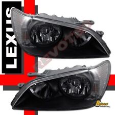 Black Housing Headlights For 01-05 Lexus Is300 Compatible W Factory Xenon Hid
