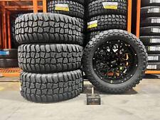 20x10 Vision Rocker 6x135 Wheel And Tire Package 33x12.50r20 Mt Ford F150