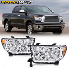 Clear Headlights Assembly Fit For 07-13 Toyota Tundra 08-17 Sequoia Leftright