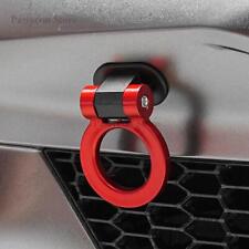 Red Car Ring Track Racing Style Tow Hook Look Decoration Accessories Universal