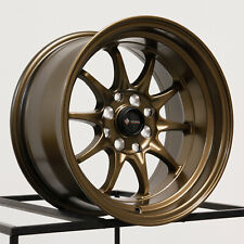 15x8 Vors Tr3 4x1004x114.3 0 Bronze Wheels Rims Set4 73.1