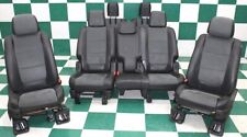 15 Explorer Black Leather Suede Power Heated Buckets Backseat 2nd 3rd Row Seats