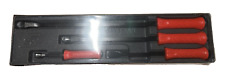 Snap-on Tools Usa New 4pc Orange Hard Grip Striking Prybar Set Spbs704ao