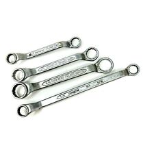 4 Pcs Vintage Indestro Select Double Box End Wrench Set Forged Usa