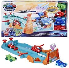 Pj Masks Animal Power Smash And Zoom Race Track Preschool Toy With 4 Cars Play