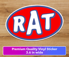 Rat Fink Vintage Gloss Sticker Decal 3.6 In Hot Rod Chevy Roadster Free Shipping