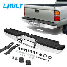 Lablt Rear Step Bumper Assembly Chrome Steel For 1995-2004 Toyota Tacoma