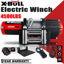 X-bull Electric Winch 12v 4500lbs Steel Cable Towing Truck Off-road Atv Utv 4wd
