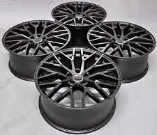 19x8.5 5x112 R8 Style Gloss Black Rim Wheels Fits Audi A4 A5 S4 S5 Rs5 Q3 Q5 Suv