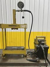 10 Ton Enerpac Electric H Frame Hydraulic Bench Top Shop Press 110v Stock 202