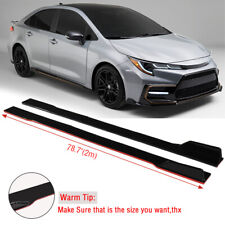 For Toyota Corolla 2020-2021 Se Xse Le Xle Side Skirt Winglet Lip Trd Red Style