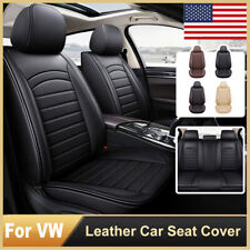 For Volkswagen Vw Car Seat Covers Leather 25-seat Front Rear Interior Protector