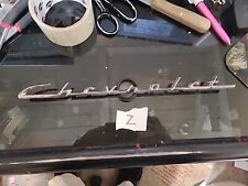 Vintage 1955 56 Chevrolet Emblem Script Oem 3710488