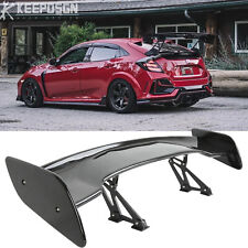 For Honda Civic Type-r Gloss 46 Rear Trunk Spoiler Gt Racing Wing Adjustable