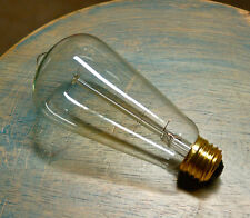 Marconi Style Light Bulb 30 Watt Vintage Edison Filament Teardrop Shape Lamp