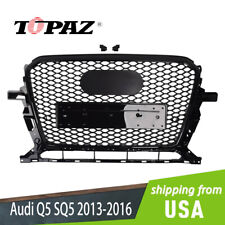 Front Upper Grill Grille Honeycomb Assembly For Audi Q5 Sq5 2013-2016 Rsq5 Style