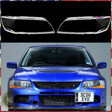 Lr Front Headlight Cover Clear Sealant For Mitsubishi Lancer Evo 9th 2003-07