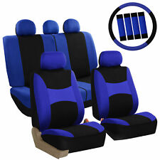 Car Seat Covers For Auto Full Set Blue Wsteering Wheelbelt Pad5head Rest