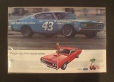 1969 Ford Torino Fairlane 428 Cobra Jet Boss Snake 43 Petty Nascar Print Ad