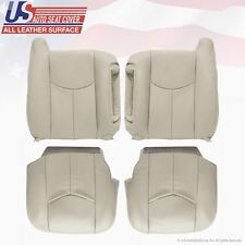 2003 To 06 Chevy Tahoe Upholstery Leather Seat Cover Replacement Shale Tan