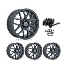Wheel Rims Set With Black Lug Nuts Kit For 86-05 Chevrolet Cavalier P889517 17 I