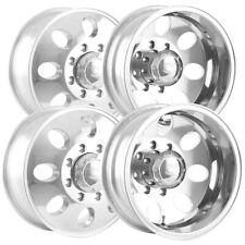 Set Of 4 16 Inch Ion 167 Dually 8x6.5 Polished Wheels Rims