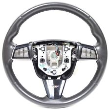 2009-2015 Cadillac Cts-v Automatic Black Leather Steering Wheel Used Gm 20981209